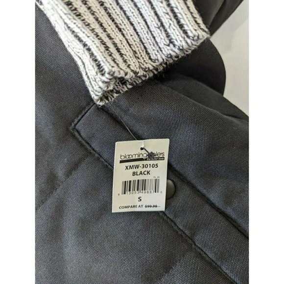 X-Ray Men's Canvas Flap Pocket Full Zip Sweater Jacket Sherpa Hood Size S - $100 - Picture 6 of 7